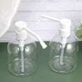 thumbnail image 2 of 4pcs Empty Hand Sanitizer Bottles Refillable Plastic Container Transparent Gel Bottle for Home Office, 2 of 5