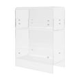 thumbnail image 6 of ToppiJoy Modern 3-tier Side Table, Narrow End Table for Small Spaces, Narrow Acrylic Side Table Rectangular Clear, 6 of 22