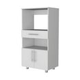 thumbnail image 6 of Newboti Furniture White Pantry Cabinet Microwave Stand 29148, 6 of 6