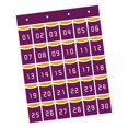 thumbnail image 4 of Classroom Pocket Chart Organizador de Teléfonos Móviles y Calculadoras con Bolsillos Múltiples Fabricado en Material No Tejido Resistente Fácil de, 4 of 10
