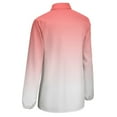 thumbnail image 5 of Aesthetic Antique Pink And White Gradient Long Sleeve Blouse Woman Streetwear Casual Shirts Summer Oversize Woman Streetwear Clothing Birthday Present, 5 of 7