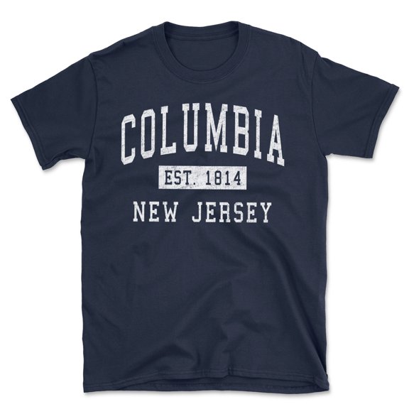 Columbia New Jersey Classic Established Men's Cotton T-Shirt