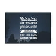 thumbnail image 4 of Scripture Canvas For The Lord Colossians 3:23 Christian Wall Art Bible Verse Print Ready to Hang, 4 of 7
