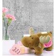 thumbnail image 6 of DolliBu Happy Mother's Day Super Soft Moose Plush Bank - Cute Stuffed Animal with Pink Heart Message for Best Mommy, Grandma, Wife, Daughter - Cute Wild Life Plush Accessory Toy Gift - 9" Inches, 6 of 6