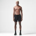 thumbnail image 3 of Pantalones cortos negros Pantalones de entrenamiento fitness running Casual secado rápido, 3 of 6