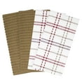 thumbnail image 2 of RITZ Royale Collection 100% Combed Terry Cotton, Oversized Kitchen Towel Set, 4-Pack, Solid & Coordinate, Mocha, 2 of 8