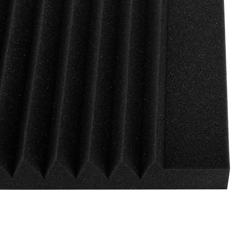 TOUMENY Acoustic Foam Panel 50x50x5cm, High Density Soundproof Sponge for Corner Bass Trap, Sound Absorption Wedges for Studio KTV Recording Room