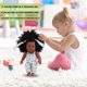 thumbnail image 4 of Afroamericano Reborn Simulación Negro Esmalte completo Baby Doll Girl Toy (G) Tmvgtek Nuevos Originales, 4 of 8