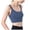 Navy, variant on Women's Women's Medium Support Strappy Back Cami Bra (Black, S)