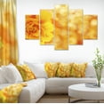 thumbnail image 1 of Beautiful Floral Yellow Background - Large Floral Canvas Artwork, 1 of 3