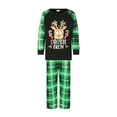 thumbnail image 2 of Meihuid Holiday Family Pajamas Matching Sets Christmas PJs with Mama Bear Printed Romper Plaid Pants Sleepwear, 2 of 9