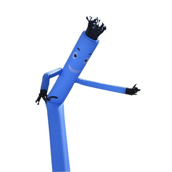 INTBUYING Inflatable Dancer Puppet Arm Flailing Tube Man Wacky Wavy Wind Flying Dancing Man for Advertising 20ft Blue(No Blower)