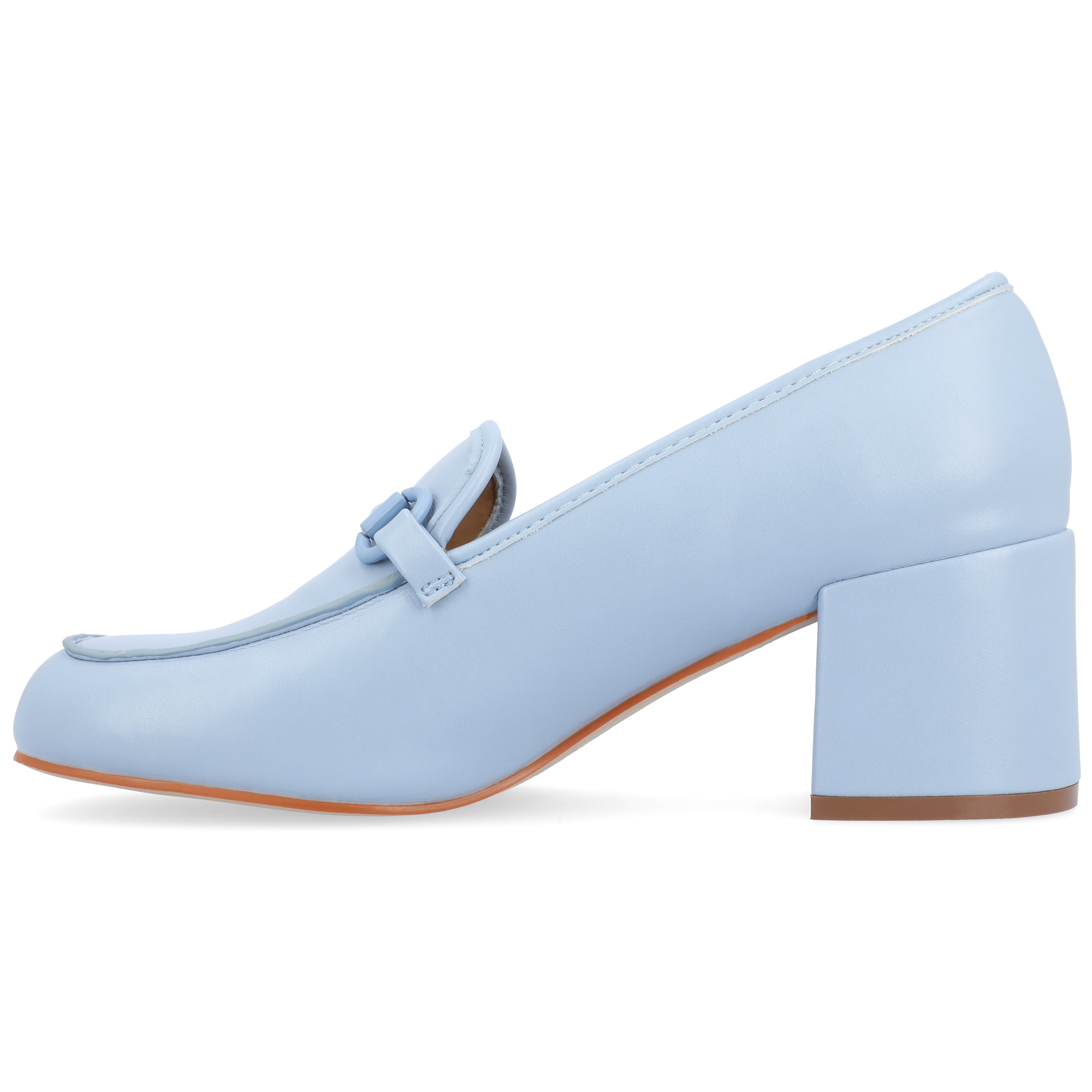 Journee Womens Nysaa Low Heel Square Toe Pumps