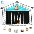 thumbnail image 6 of Deago Guinea Pig Hideout, Corner Fleece Forest Hideaway for Guinea Pigs, Ferrets, Chinchillas, Hamster, Rats, Bunny & Other Small Animals Without Metal Fences (Blue), 6 of 8