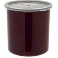 thumbnail image 2 of Carlisle FoodService Products Récipient de Stockage Rond Classique avec Couvercle pour Cuisine, Restaurants, Maison, Plastique, 2,7 Pintes, Marron, 2 of 4