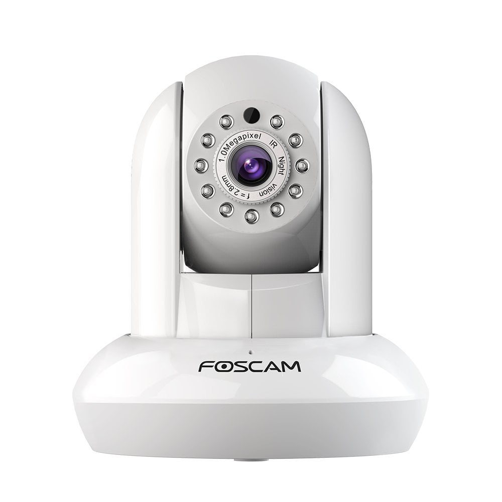 Duplicatie dik Notebook Foscam FI9821P HD 720P WiFi Security IP Camera with iOS/Android App, Pan,  Tilt, Zoom, Two-Way Audio, Night Vision up to 26ft, and More (White) -  Walmart.com