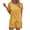 Underpants for women plus size-Yellow, variant on Guieoi Summer Two-Piece Outfit Solid-Color Short-Sleeve Top and Pants Casual Matching Set Pink XL