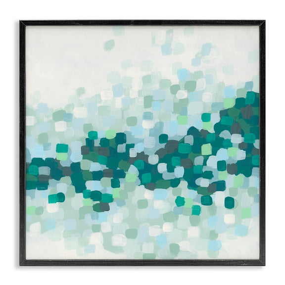 Stupell Industries Modern Modern Dotted Terrain Black Framed Giclee Art, 12 x 12, by June Erica Vess