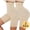 2 Pack Beige, variant on Womens High Waist Body Shaper Tummy Control Short Pants Thigh Slimmer XS-XXL