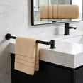 thumbnail image 4 of Beautynvta Hand Towels for Bathroom, Cotton Hand Towel, Soft Absorbent Quick Dry Face Towels, Towel for Hotel, Bath, Kitchen and Spa, 28.7x13 Inch, Coffee, 4 of 6