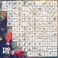 thumbnail image 1 of Plantillas navideñas ASEOJOON, 100 unidades, 5 x 5 cm, reutilizables, 1 of 7
