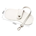 thumbnail image 5 of Protective Eyewear Case Soft Faux Leather Glasses Bag Sunglasses Case Holder Portable Eyewear Organizer with Keychain Hook Lightweight for Friends, 5 of 8