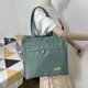 thumbnail image 5 of Bolsa de hombro para mujer de compras de gran capacidad Moda para vacaciones (Verde) Ndcxsfigh Para Estrenar, 5 of 6