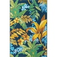 thumbnail image 1 of Unique Loom Outdoor Modern Bohemian Coastal Rug 5' 3 x 8' Rectangle Blue/Gold, 1 of 1