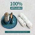 thumbnail image 4 of 4 in 1 Incense Burner Holder: Ceramic Incense Holder Sage Holder for Burning, Candle Holder Stick Incense Holder, Palo Santo Holder, Incense Tray Ash Catcher Tray for Meditation Yoga Room (White), 4 of 13