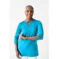 thumbnail image 4 of Dale Keyhole Cutout 3/4 Sleeve Single Layer Tunic, 4 of 10