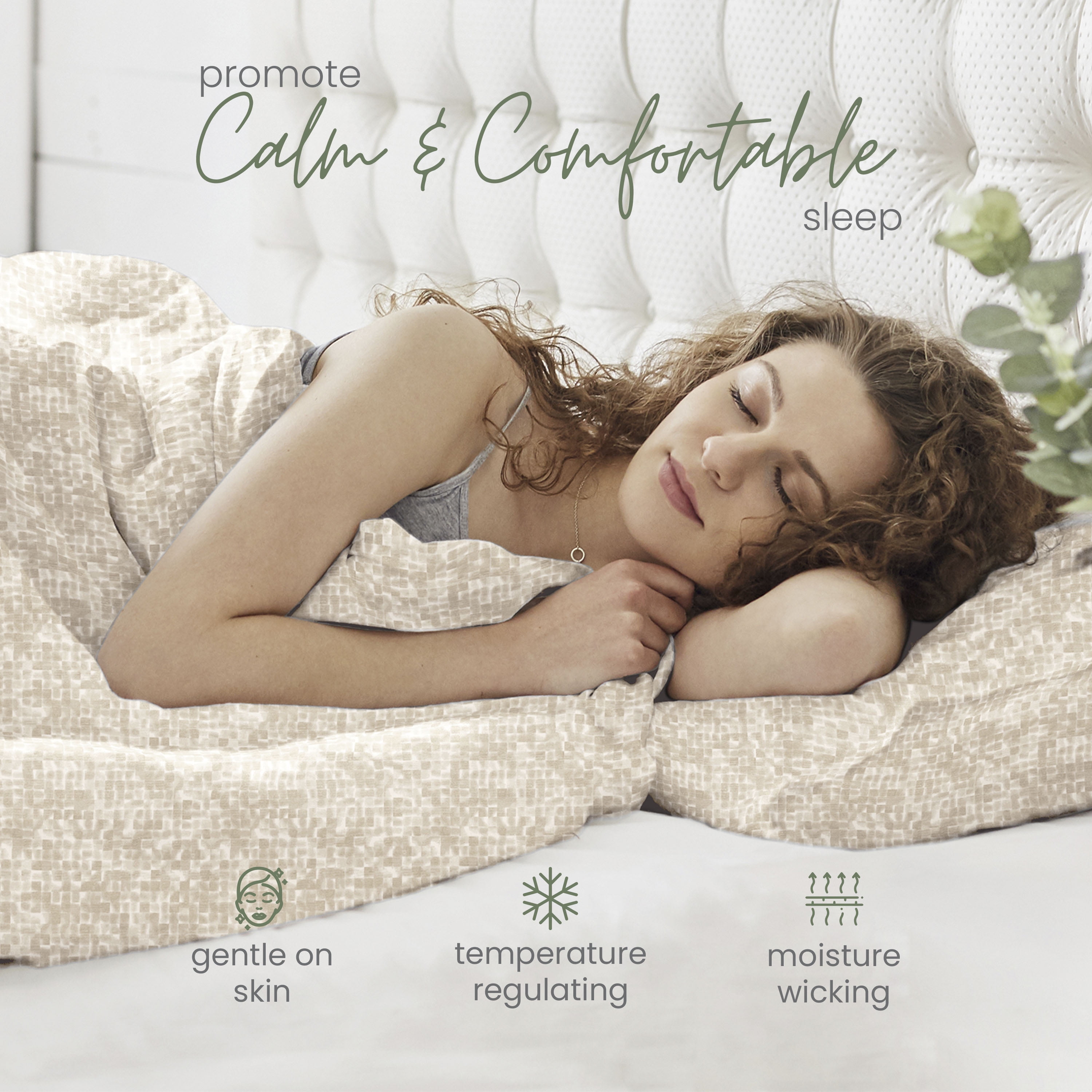 Martex Restore Cooling Bed Sheet Set, Twin, Linen