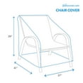 thumbnail image 3 of Patio Extra Large Outdoor Chair Cover - Outdoor Patio Chair Washable - Heavy Duty Furniture 37 Inch Combo Cover, 3 of 4