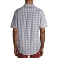 thumbnail image 3 of Arrow Men's Hamilton Poplin Wrinkle Free Short Sleeve Shirt, 3 of 6