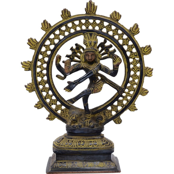 8" Nataraja In Brass | Handmade | Made In India