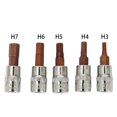 thumbnail image 4 of 5PCS 1/4 Inch Screwdriver Bit Socket Set Hex Screw Driver Bits Tools H3-H7, 4 of 11