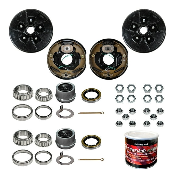 3500 lb Trailer Electric Brake Axle TK Service Kit - 3.5K Capacity, 5x4.5 Bolt Pattern