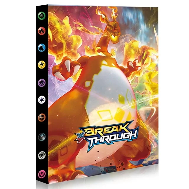 Trading Card Binder, 9 Pocket Card Storage Collector Holder Binder Fits 432 Cards(JJK7)