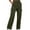 Army Green, variant on XFLWAM Womens Cargo Sweatpants Casual Baggy Fleece High Waisted Joggers Pants Pink L