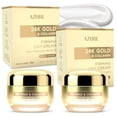 thumbnail image 1 of Crema hidratante Azure de oro de 24 quilates y colágeno facial de 50 ml, paquete de 2, 1 of 6