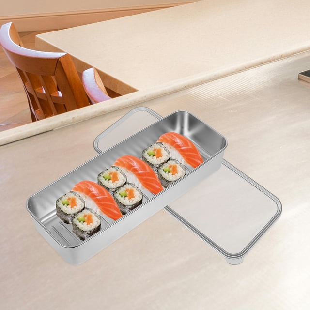 unbranded Para Tocino De Acero Inoxidable Con Transparente Para Refrigerador
