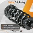 thumbnail image 6 of maXpeedingrods 2Pc Front Struts for Dodge Charger Chrysler 300 2012-2019 AWD 3.6LITER V6, 172899L 172899R Shock Absorber Complete Struts with Coil Spring, 6 of 7