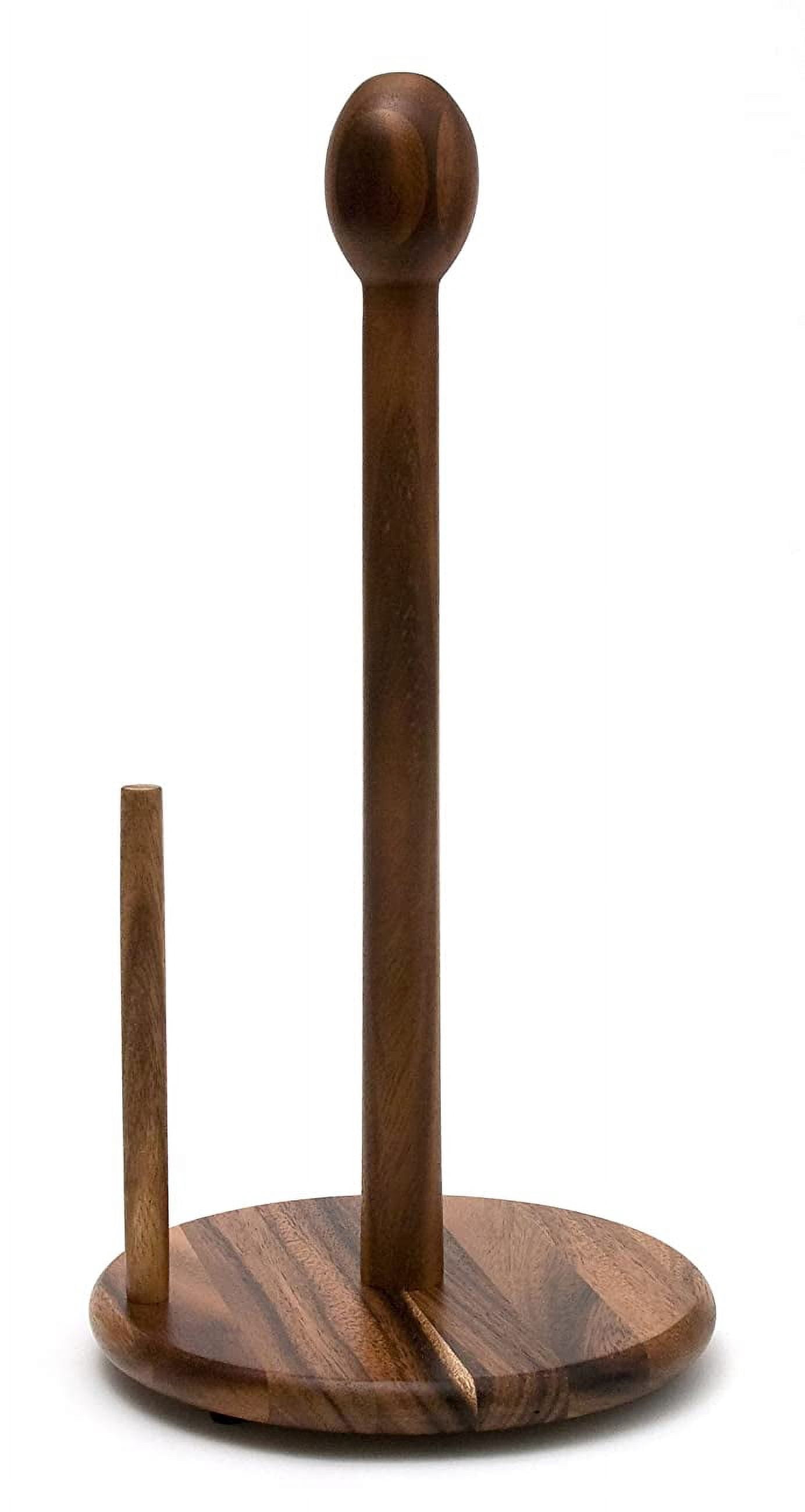 Lipper International Acacia Standing Towel Holder, Brown