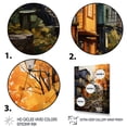 thumbnail image 3 of Designart "Cityscape Alleyway Collage IV" Cityscapes Floater Framed Canvas Art Print, 3 of 7