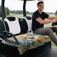 thumbnail image 5 of Uourmeti Hedgehog Floral Pattern Golf Cart Seats Cushion Lightweight, Fit for Sports Golf Carts Suitable for Club Car EZGO, 5 of 8