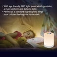 thumbnail image 4 of Hongchun LED Night Light, Smart Bedside Table Lamp, Dimmable Touch Control, USB Rechargeable, Portable, RGB Color Changing for Kids, Bedroom, Camping (Warm White), 4 of 5