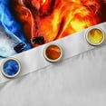 thumbnail image 4 of Homewish Blue Red Wolf Blackout Curtains Set of 2 (52x84 Each), Magic Rustic Animal Window Curtains, Teens Kids Boys Girls Curtains and Drapes, Blackout Curtains Room Decor, 4 of 6
