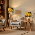 thumbnail image 6 of Lampshades 2 Pack Cranes Amidst Blossoming Flowers Foliage Wildlife Oriental 13"x13"x10" Light Shade for Table Lamps Floor Lamp Shades Lampshade Replacement Easy Assembly, 6 of 8