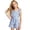 a-619Light Blue393, variant on Kids Girls Striped Fly Sleeve Romper With Ruffle Trim Fashion Square Neck Playsuit For Summer With Pockets Jumpsuits Birthday One-Pieces