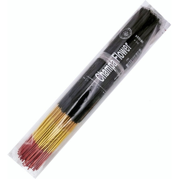 Wild Berry Champa Flower Incense Stick Bundle [100 Sticks Per Pack - Brown - 10.5"]