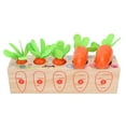 thumbnail image 4 of Juego de combinación de zanahorias, juego de zanahoria de madera, juguete infantil de aprendizaje temprano, juguete de habilidad motora fina, diseño de última generación, 4 of 9